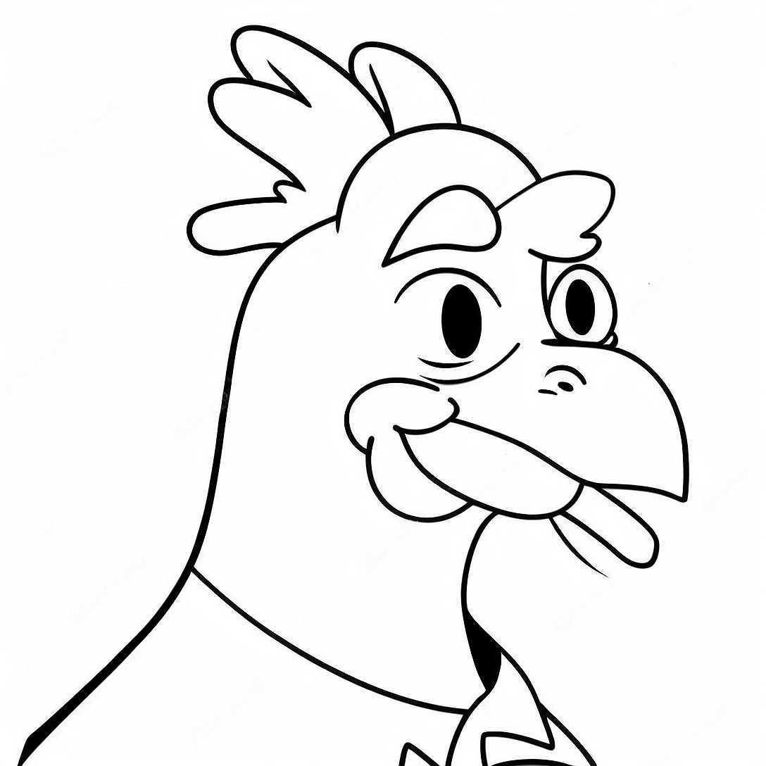 Foghorn Leghorn Coloring Page | Foghorn Leghorn coloring page