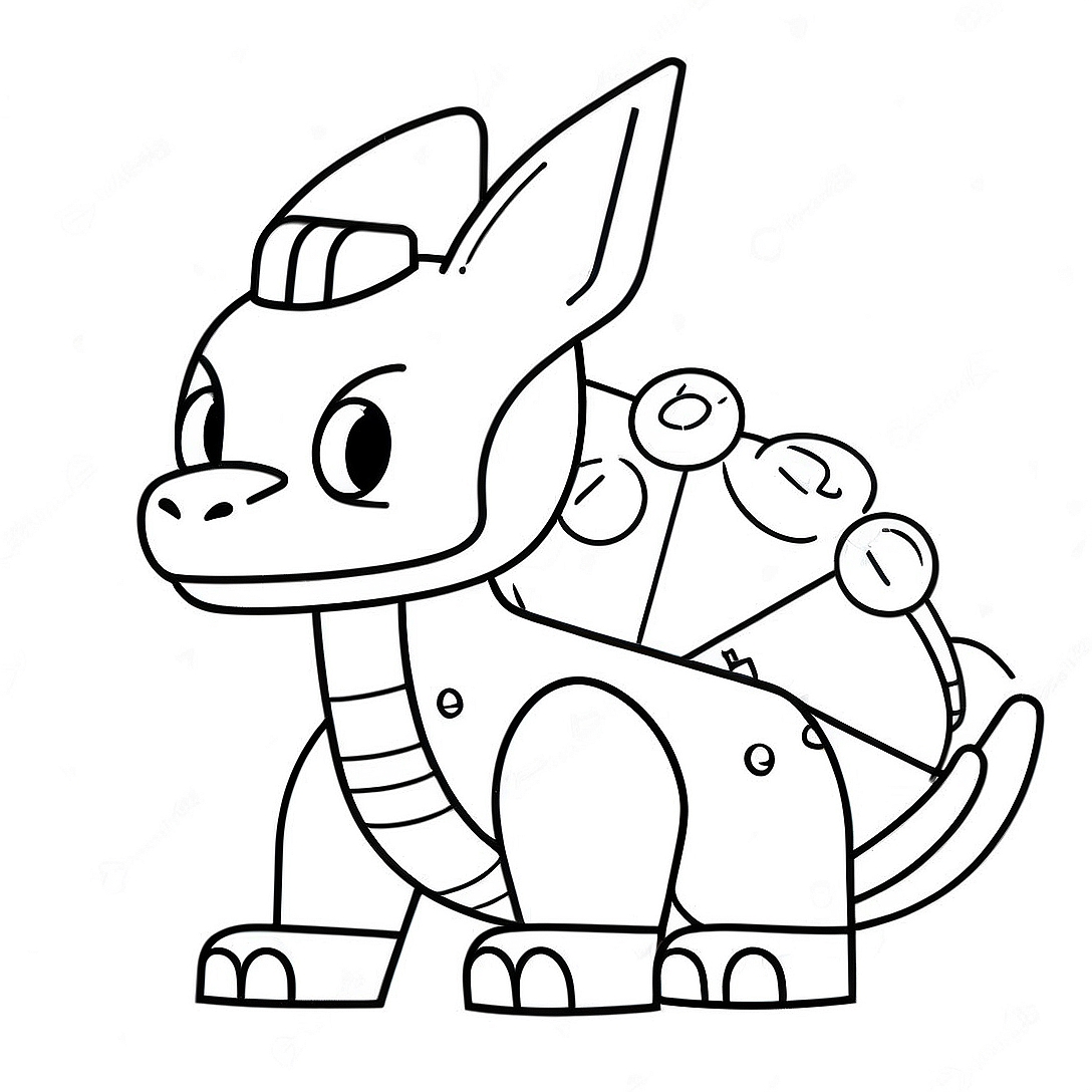 Lego Pokemon Coloring Page | Lego Pokemon coloring page