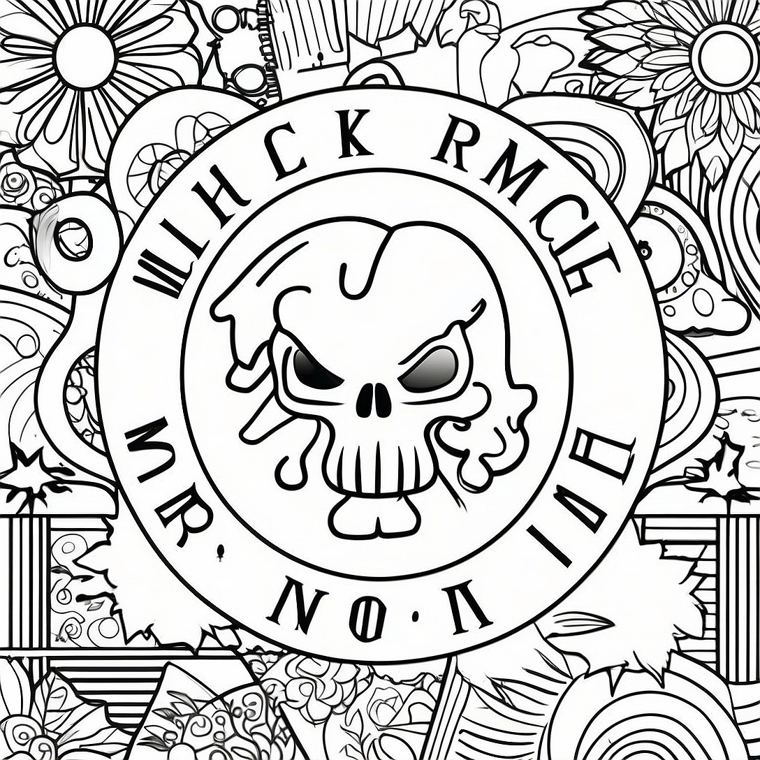 My Chemical Romance Logo Coloring Page | My Chemical Romance coloring page