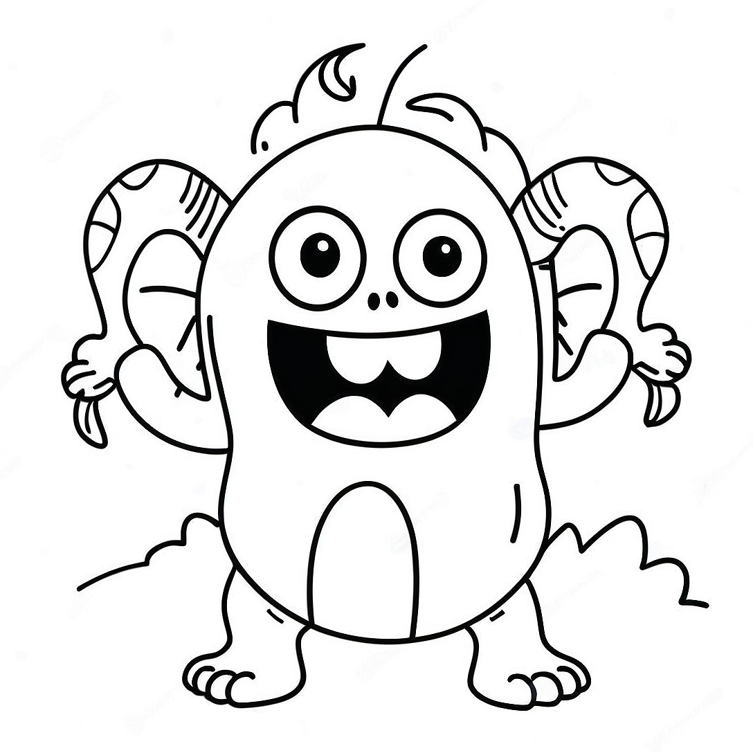 Monster Mash Coloring Page | Monster Mash coloring page