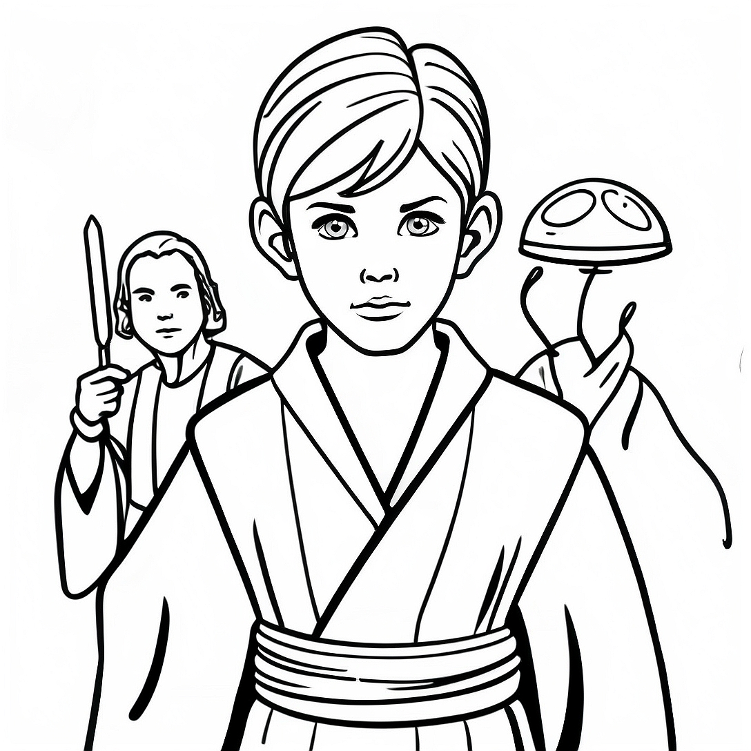 Young Jedi Adventures Coloring Page | Young Jedi Adventures coloring page