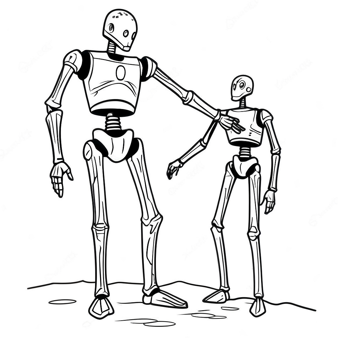 Star Wars Battle Droid Coloring Page | Star Wars Battle Droid coloring page