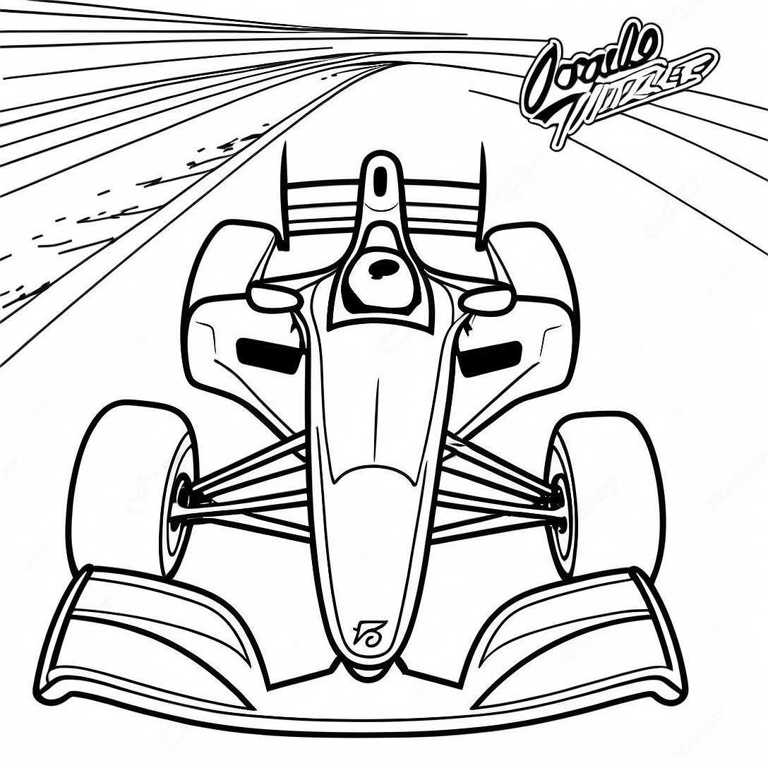 Indy Car Coloring Page | Indy Car coloring page