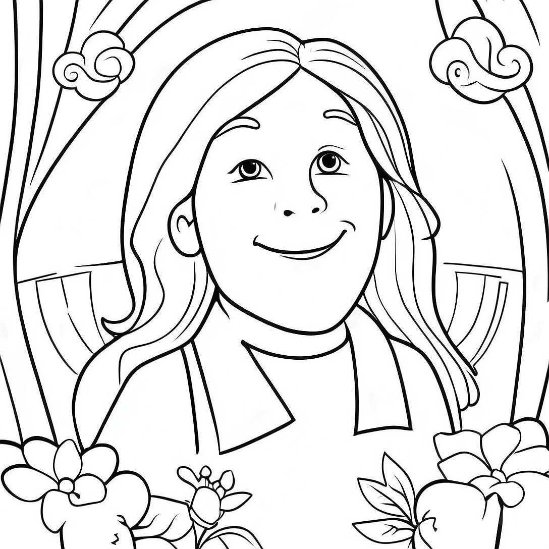 Joyful Bible Verse Coloring Page | Easy Bible Verse coloring page