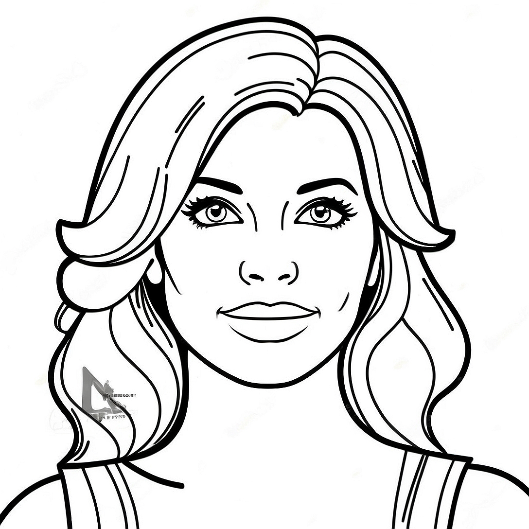 Rebecca Zamolo Coloring Page | Rebecca Zamolo coloring page