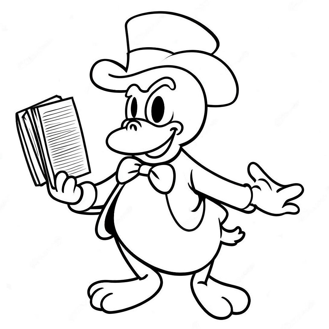 Scrooge McDuck Coloring Page | Scrooge McDuck coloring page