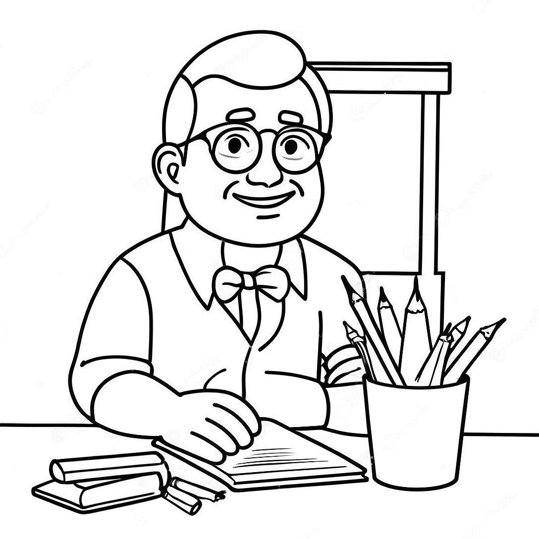 Best Teacher Ever Coloring Page | Best Teacher Ever coloring page