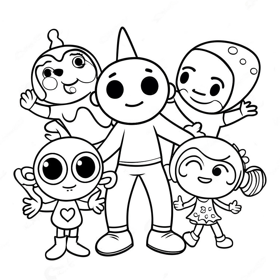 Doodlebops Coloring Page | Doodlebops coloring page