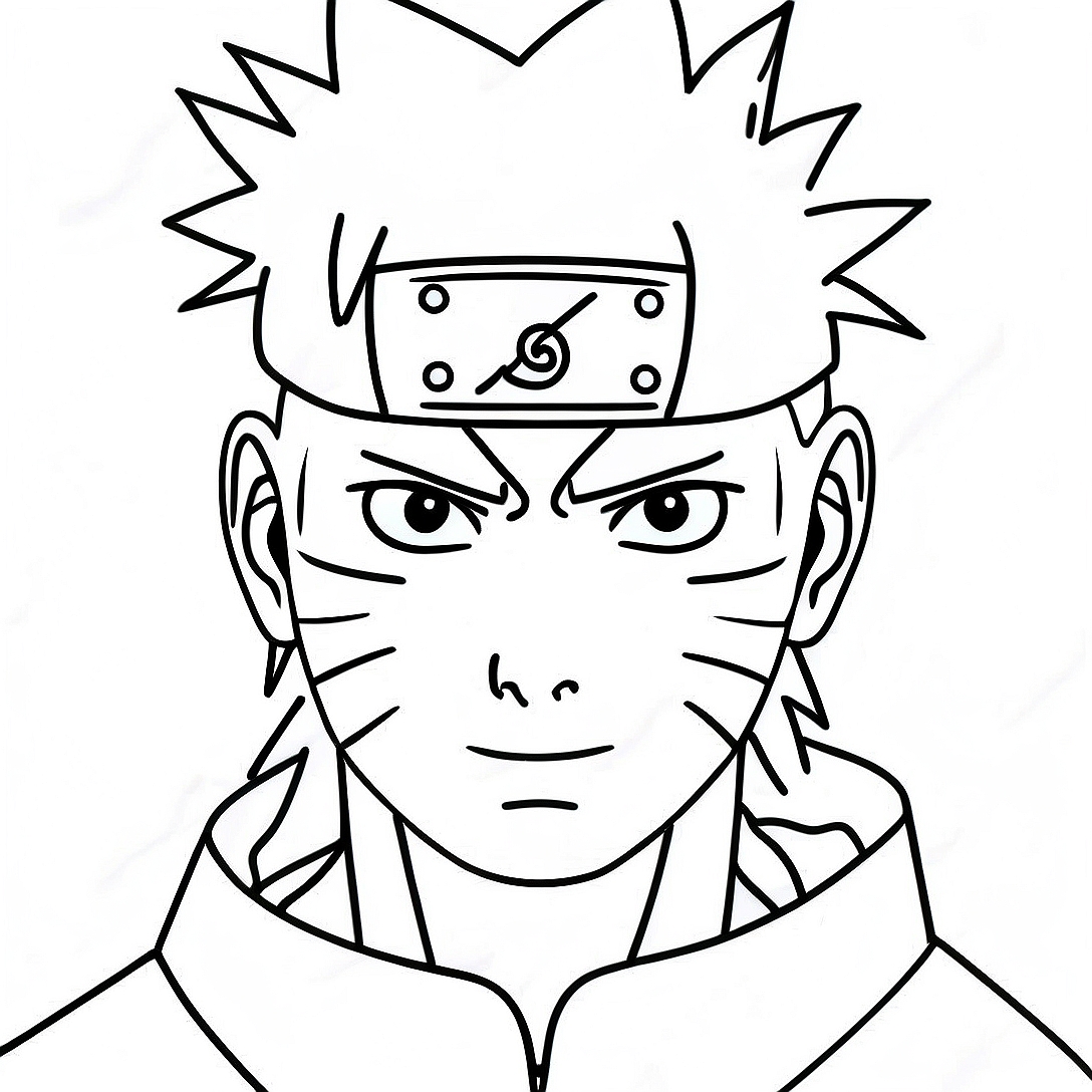 Pain Naruto Coloring Page | Pain Naruto coloring page