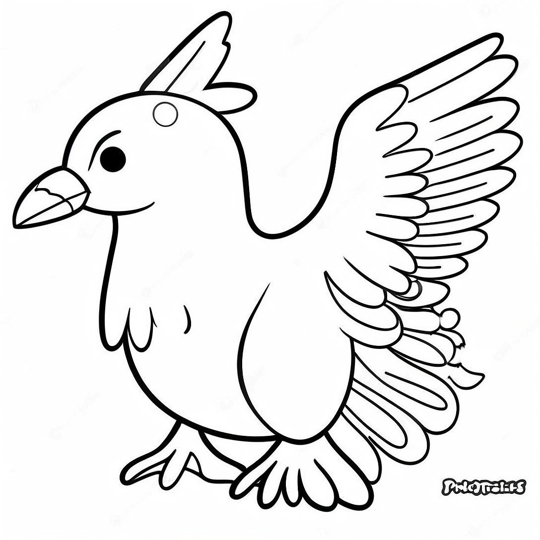 Articuno with Snowflakes Coloring Page | Articuno coloring page