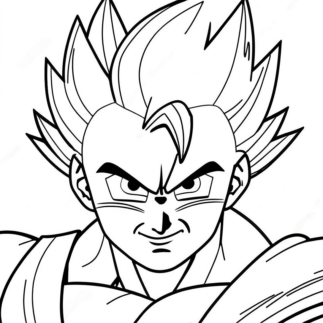 Gohan Coloring Page | Gohan coloring page