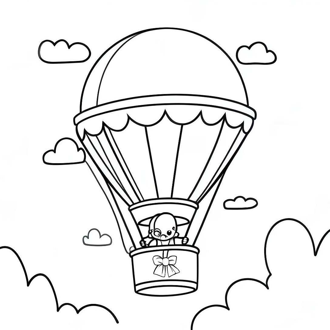 Up Balloon Adventure Coloring Page | Up coloring page