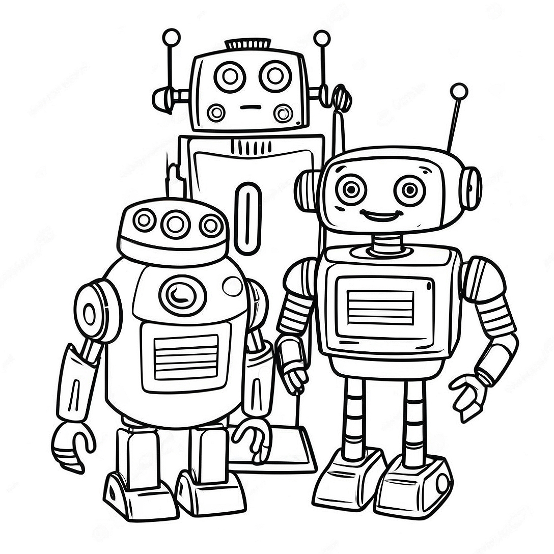 Robots Movie Coloring Page | Robots Movie coloring page