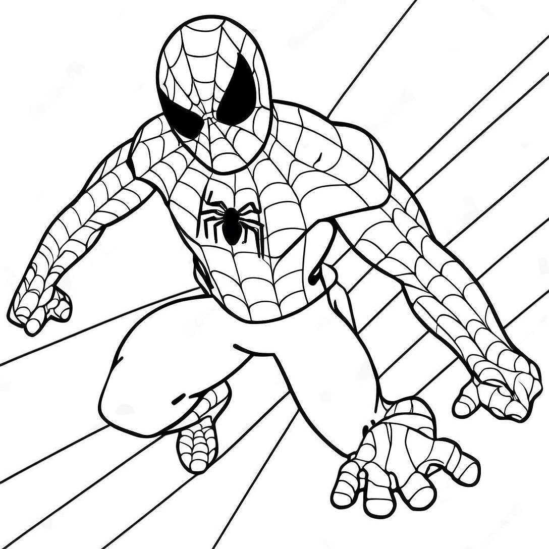 Spiderman Avengers Coloring Page | Spiderman Avengers coloring page
