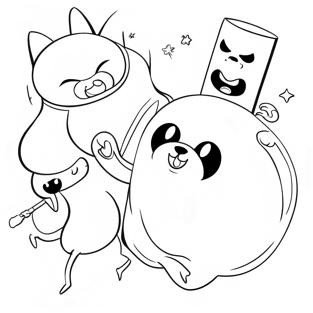 Adventure Time Coloring Page | Adventure Time coloring page