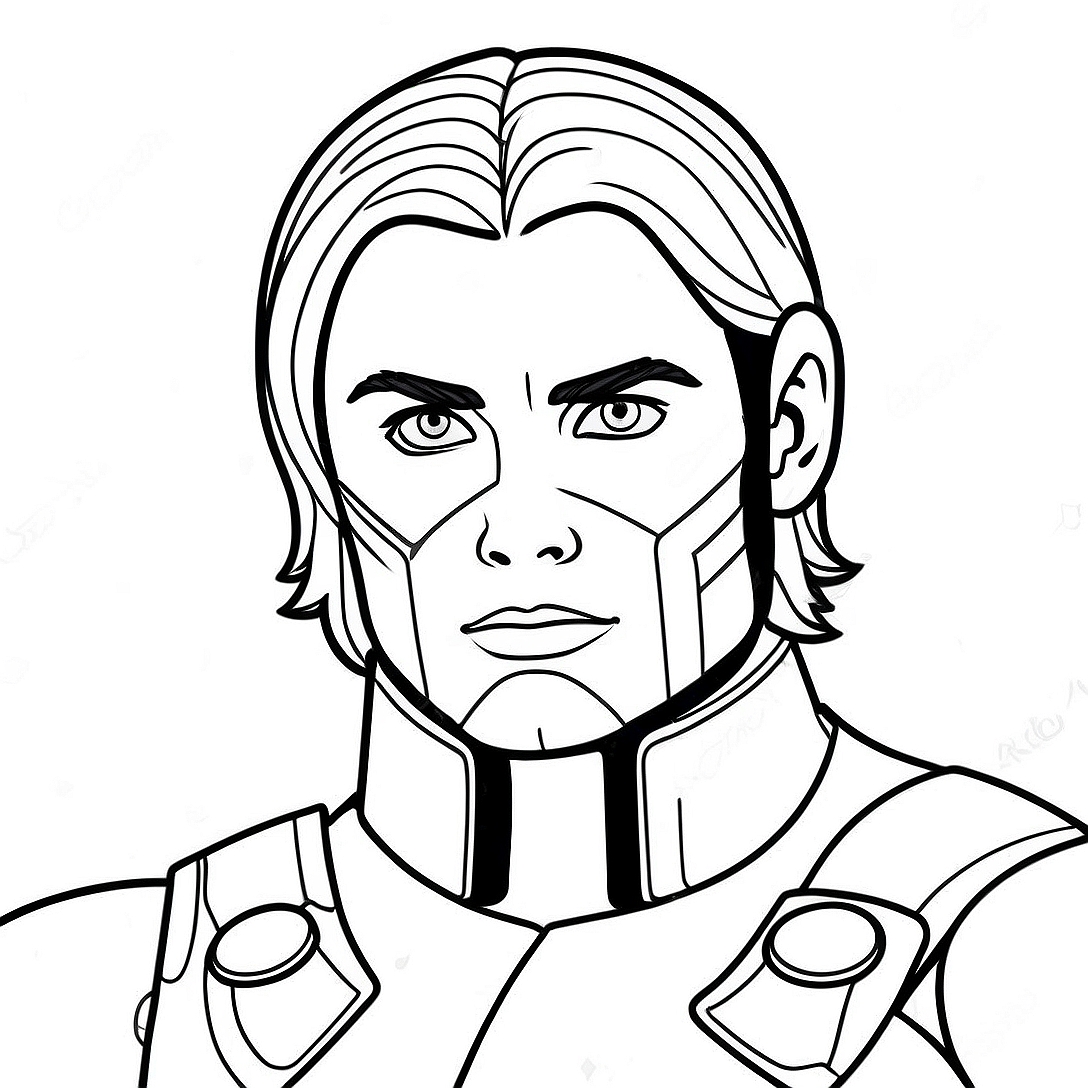 Bucky Barnes Coloring Page | Bucky Barnes coloring page