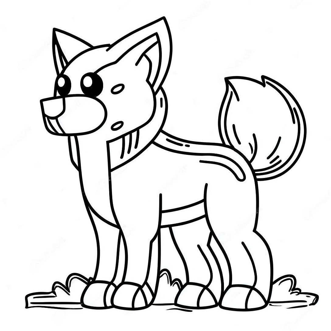 Minecraft Wolf Coloring Page | Minecraft Wolf coloring page