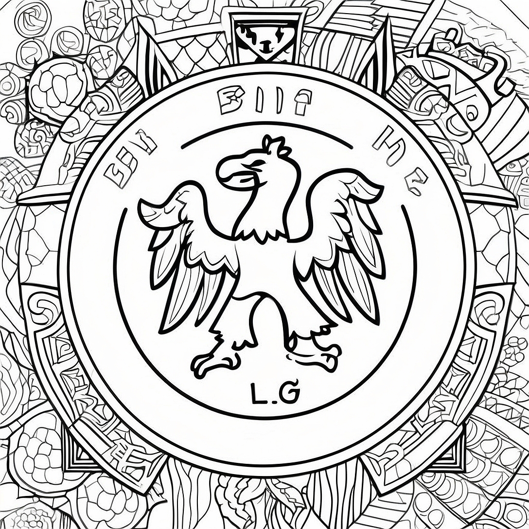 Bayern Munich Logo Coloring Page | Bayern Munich coloring page