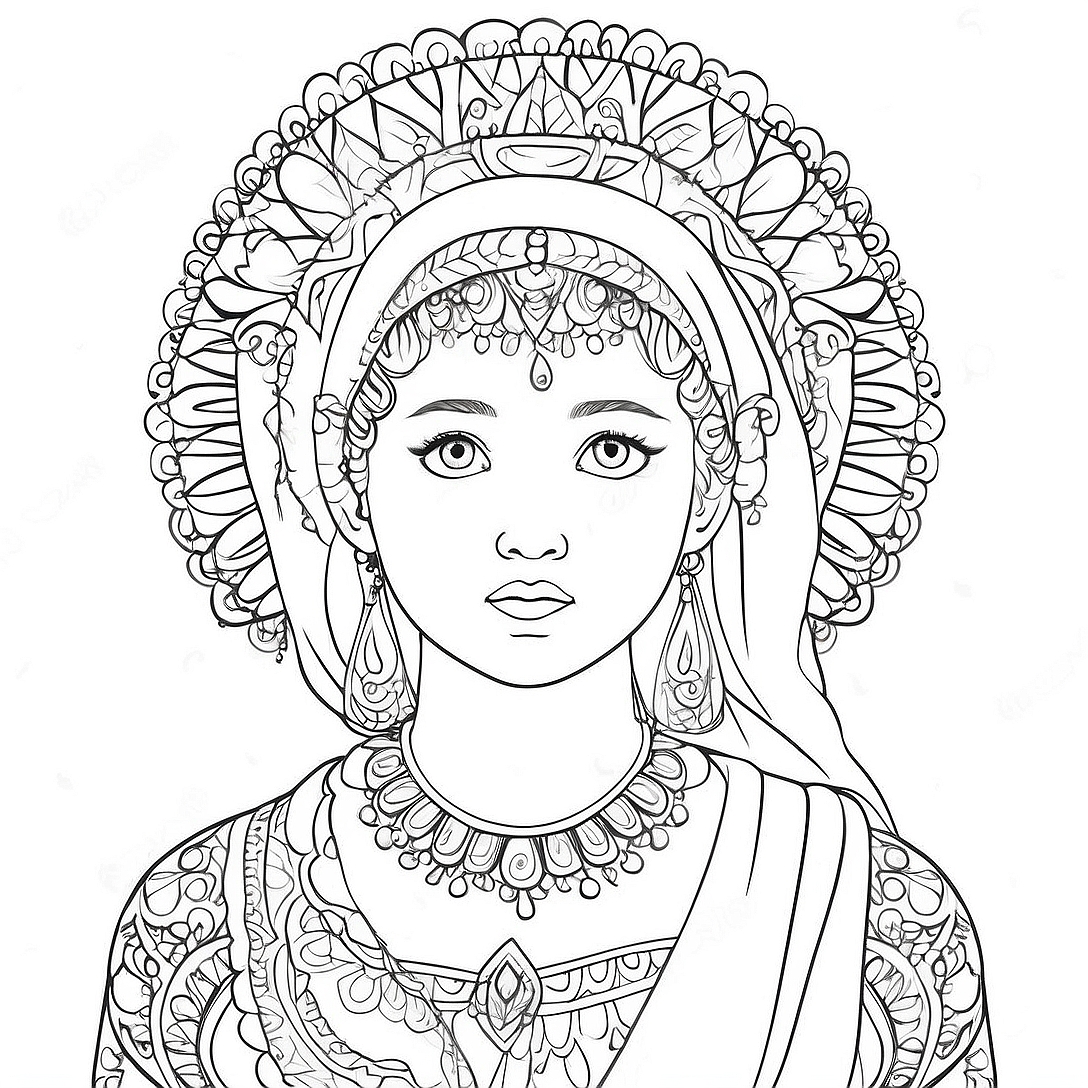 Mina Coloring Page | Mina coloring page