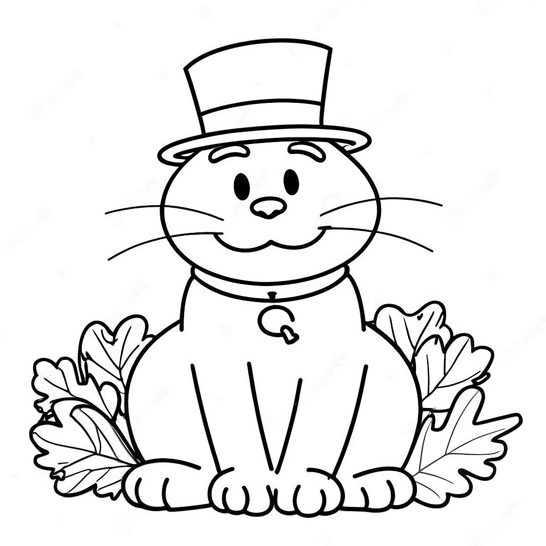 Garfield Thanksgiving Coloring Page | Garfield Thanksgiving coloring page