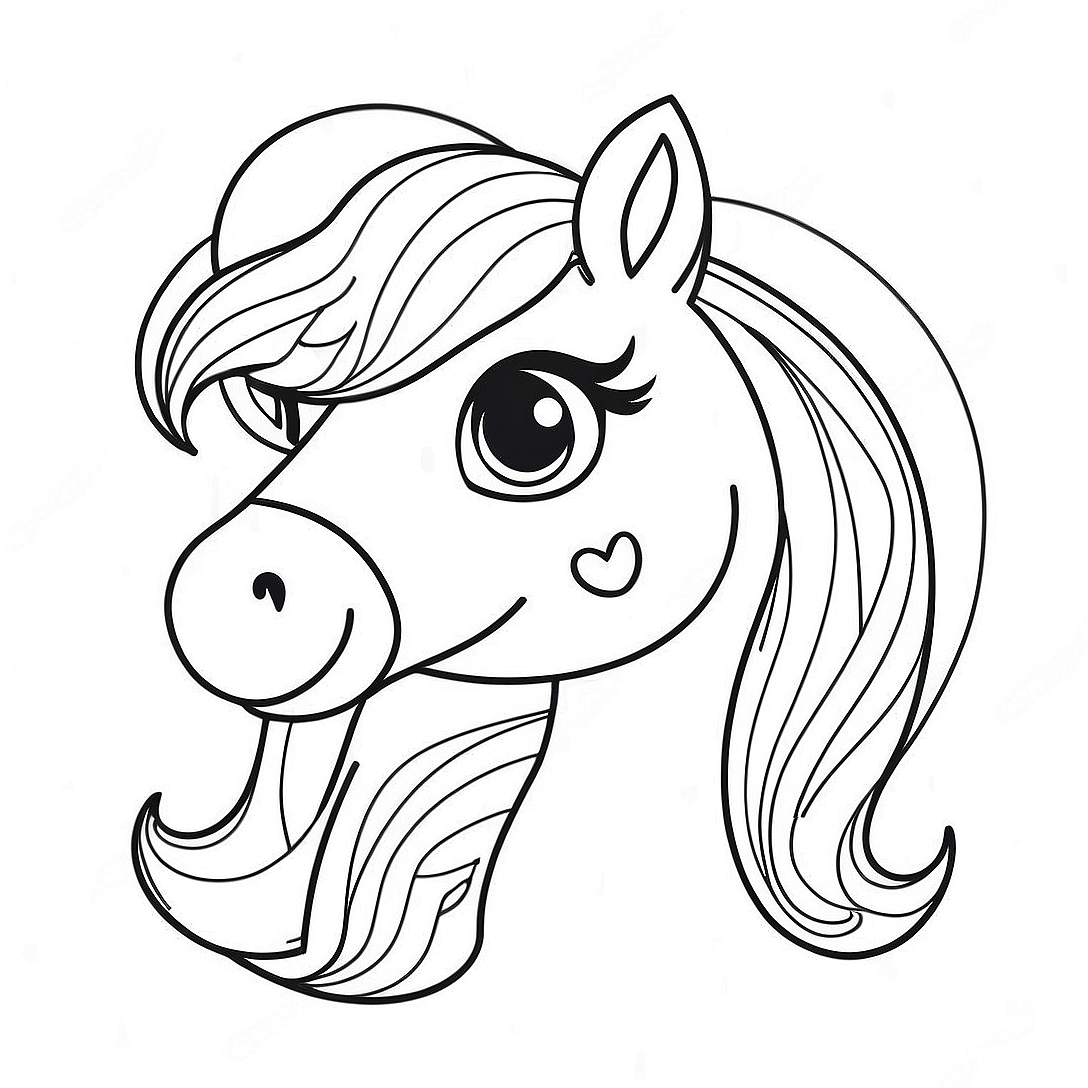 Sunny Starscout with Colorful Mane Coloring Page | Sunny Starscout coloring page