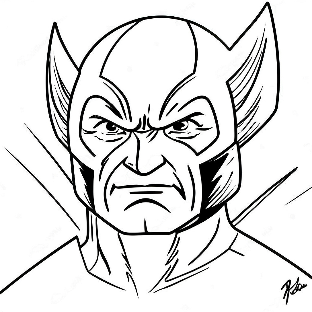 Wolverine Kid Coloring Page | Wolverine Kid coloring page