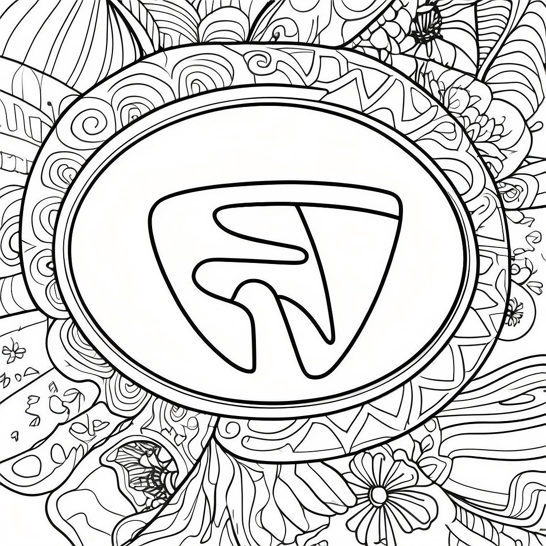 Hyundai Logo Coloring Page | Hyundai coloring page