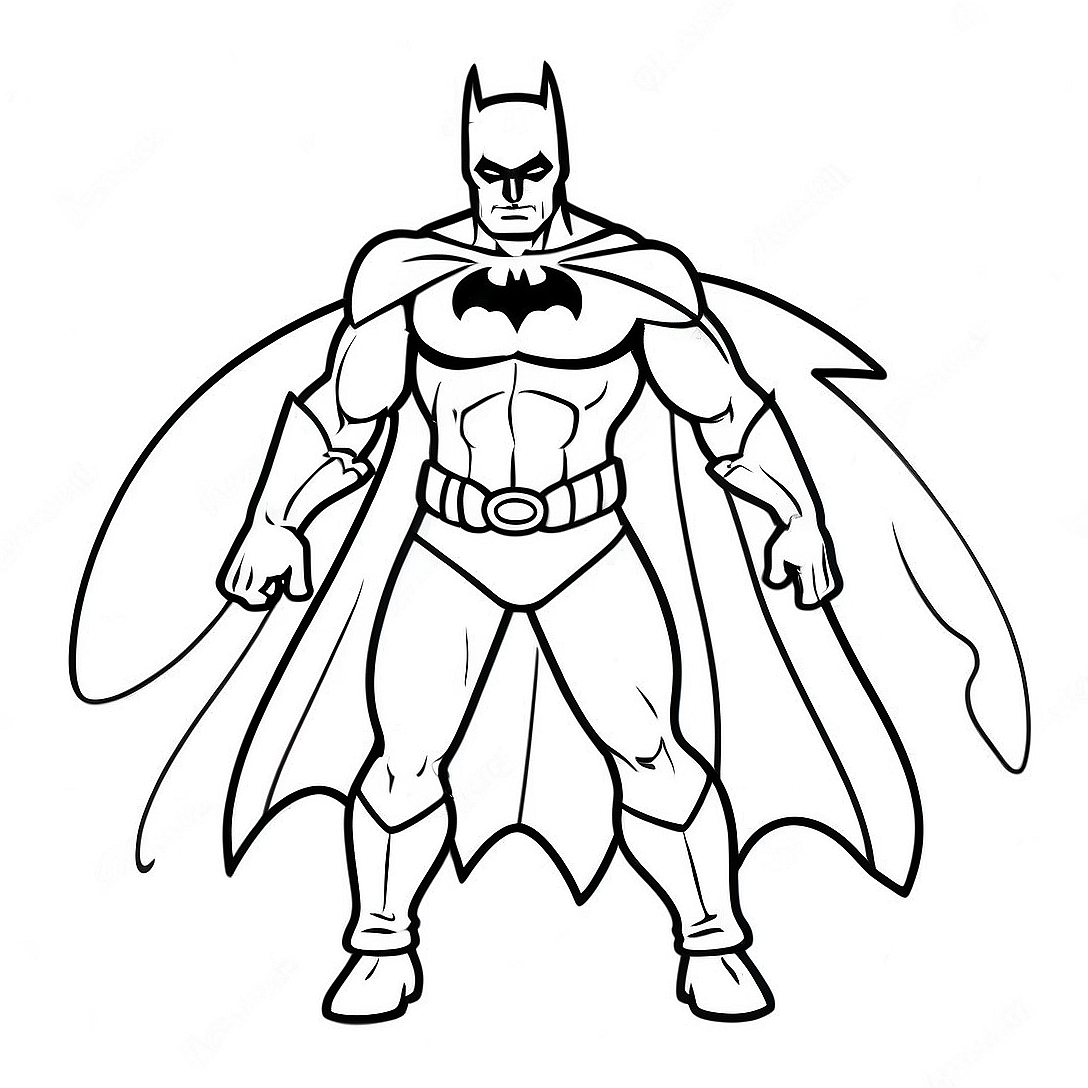 Batman Halloween Coloring Page | Batman Halloween coloring page