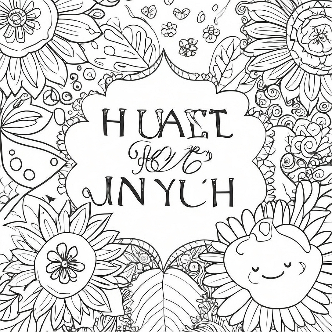 Words of Encouragement Coloring Page | Words of Encourage coloring page
