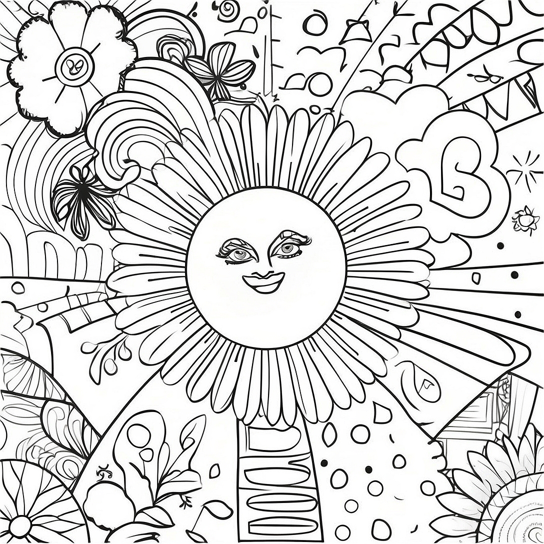Positive Affirmations Coloring Page | Words of Encourage coloring page