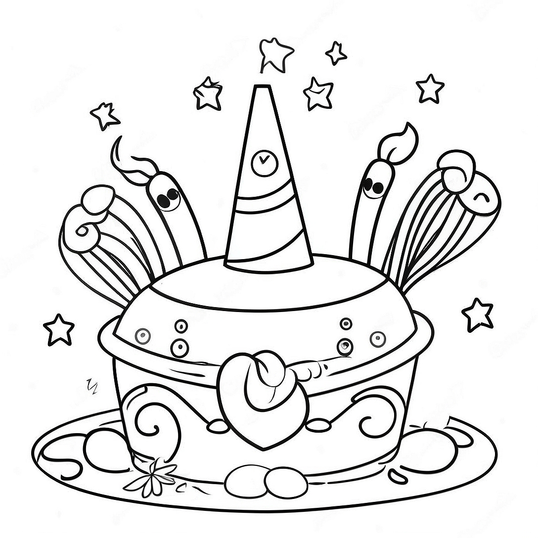 Disney Happy Birthday Coloring Page | Disney Happy Birthday coloring page