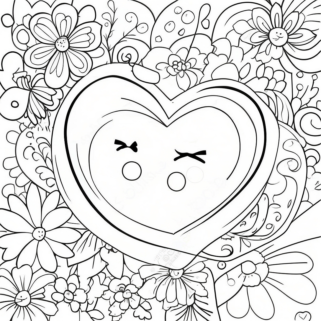 Heartwarming You Are Loved Coloring Page | You Are Loved coloring page