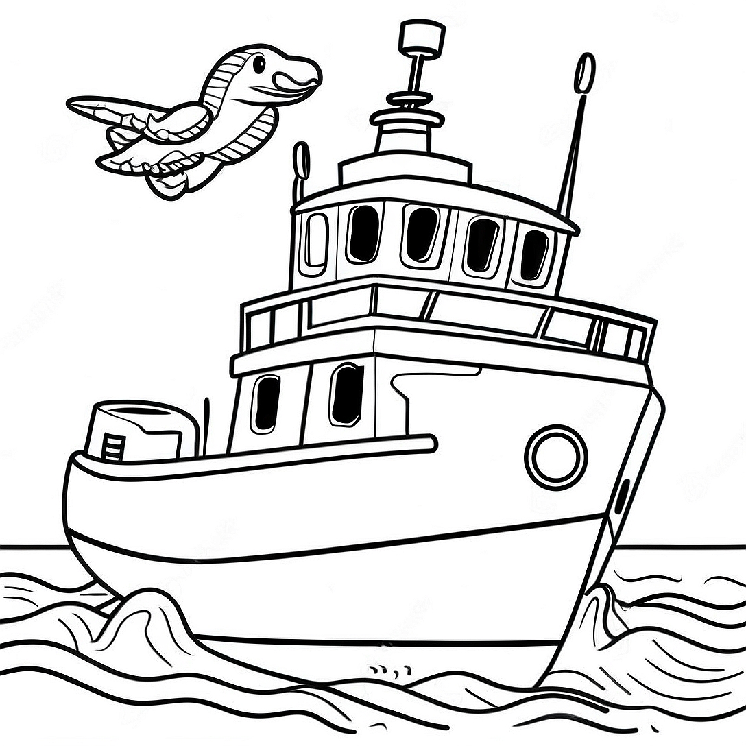 Coast Guard Coloring Page | Coast Guard coloring page