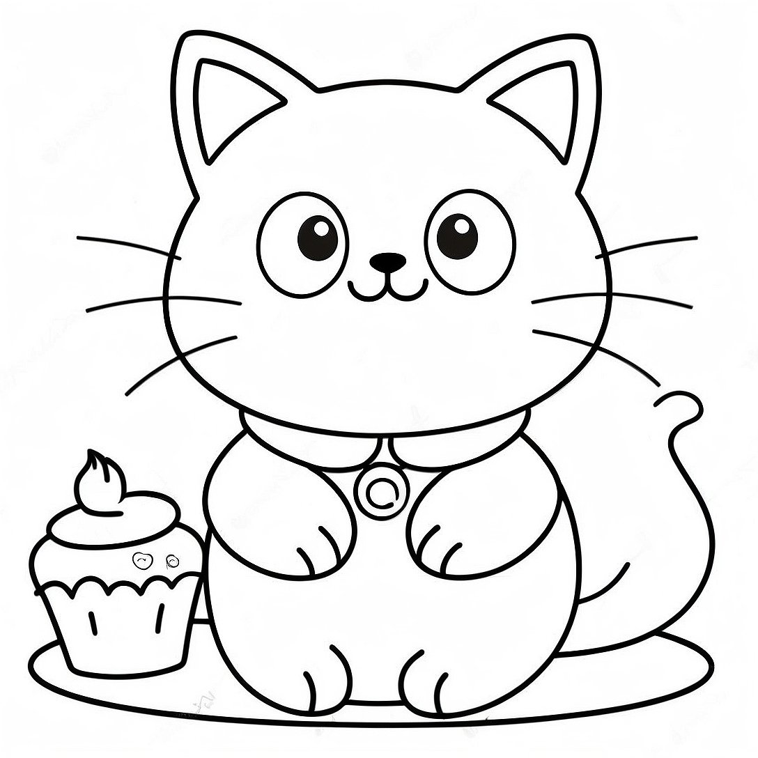 Chococat Coloring Page | Chococat coloring page