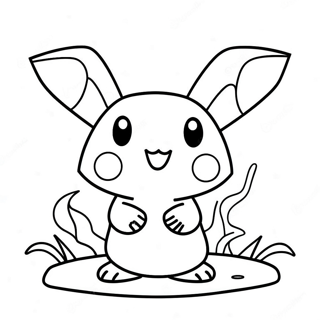Mimikyu Coloring Page | Mimikyu coloring page