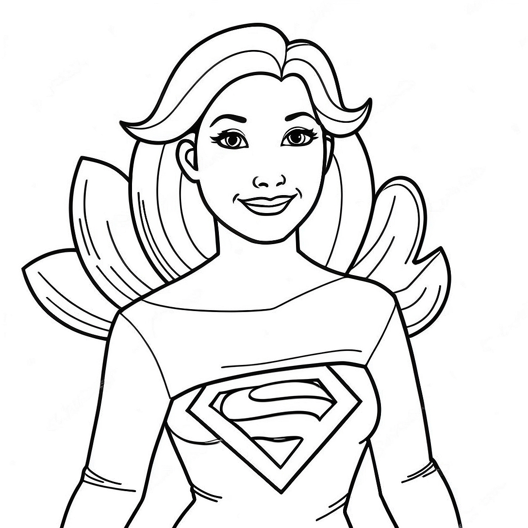 Super Mom Coloring Page | Super Mom coloring page