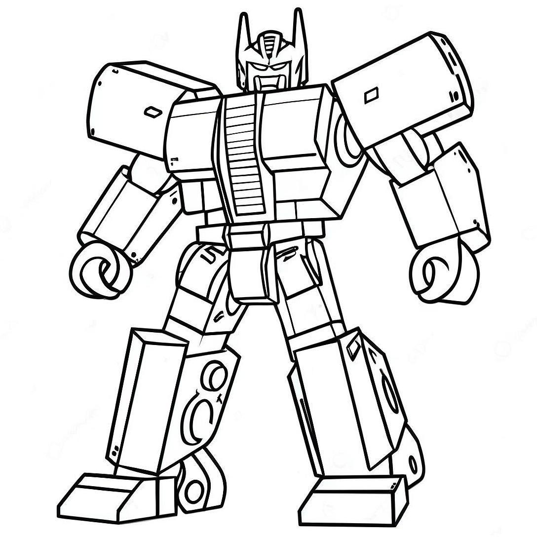 Lego Transformers Coloring Page | Lego Transformers coloring page