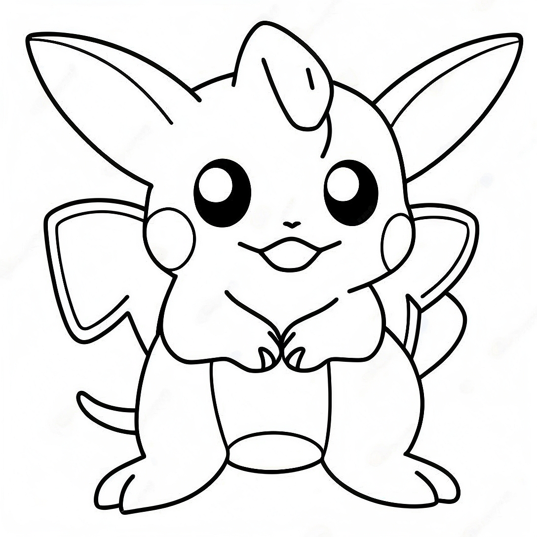 Gigantamax Pokemon Coloring Page | Gigantamax Pokemon coloring page