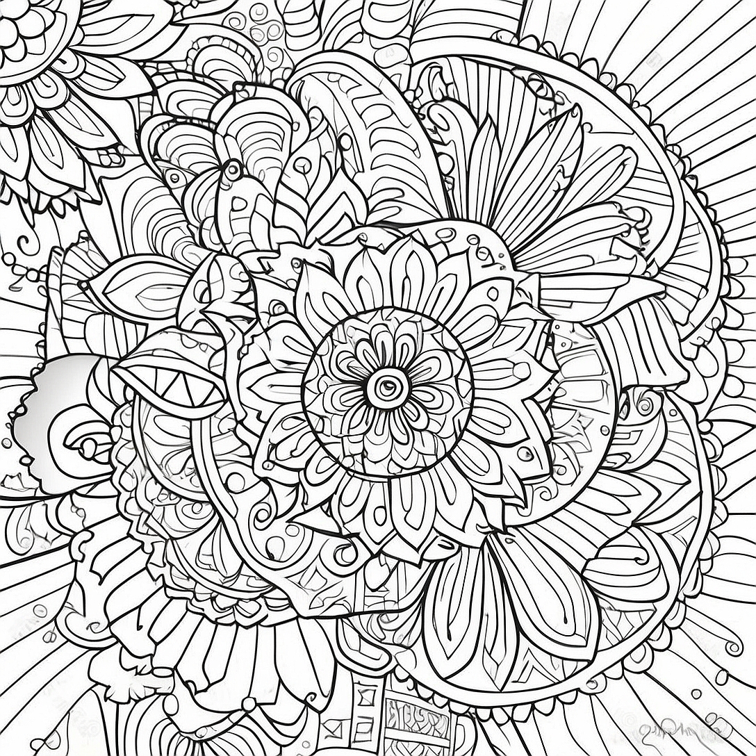 Adult Mandala Coloring Page | XXX Adult coloring page