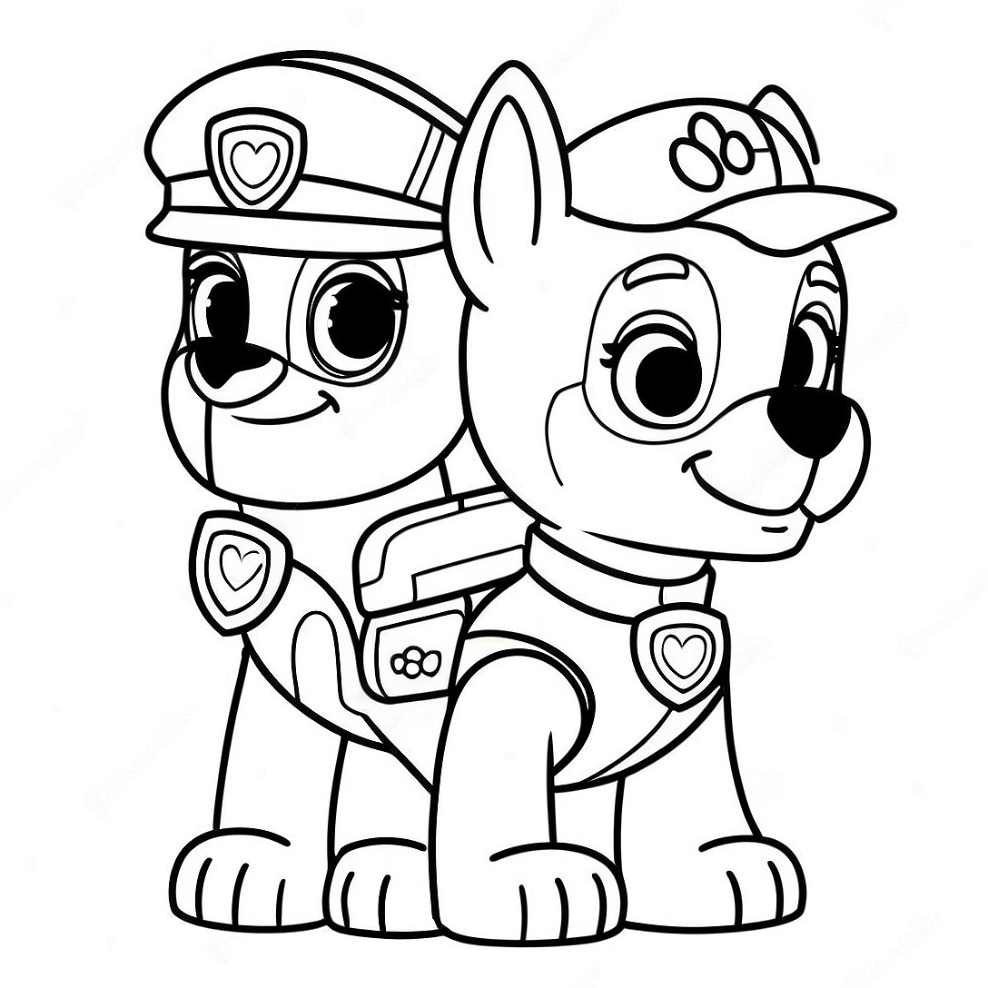 Paw Patrol Rex Coloring Page | Paw Patrol Rex coloring page