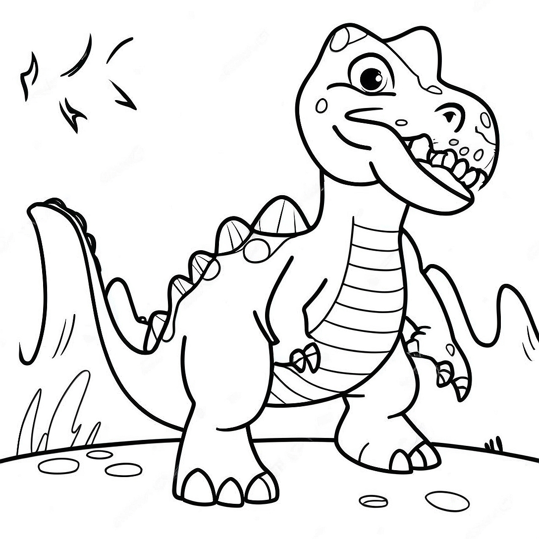 Ferocious Dino Smashers Coloring Page | Dino Smashers coloring page