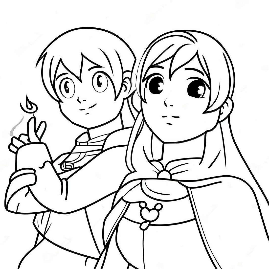Fire Emblem Heroes Coloring Page | Fire Emblem coloring page