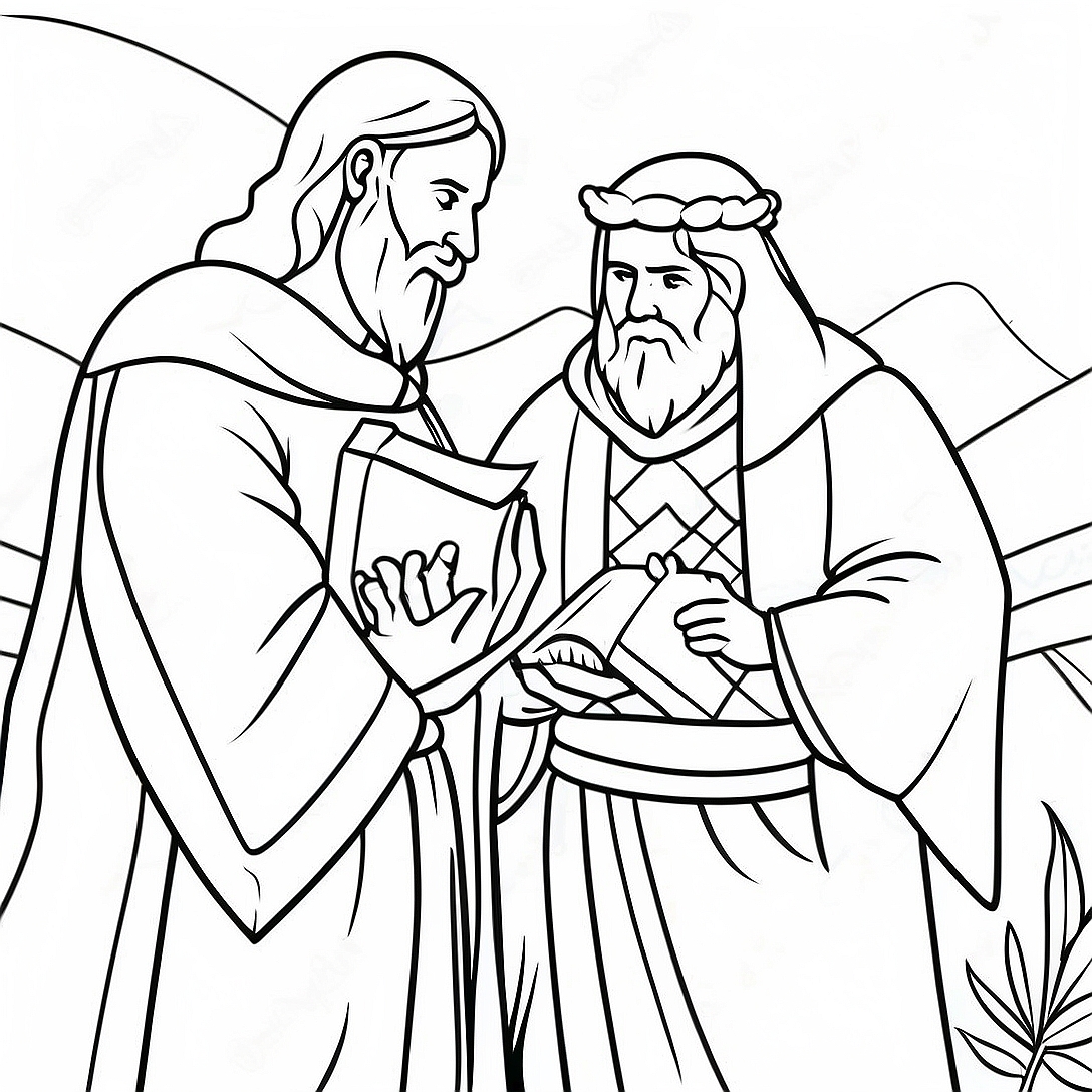 Bible Story Coloring Page | Pages of the Bible coloring page