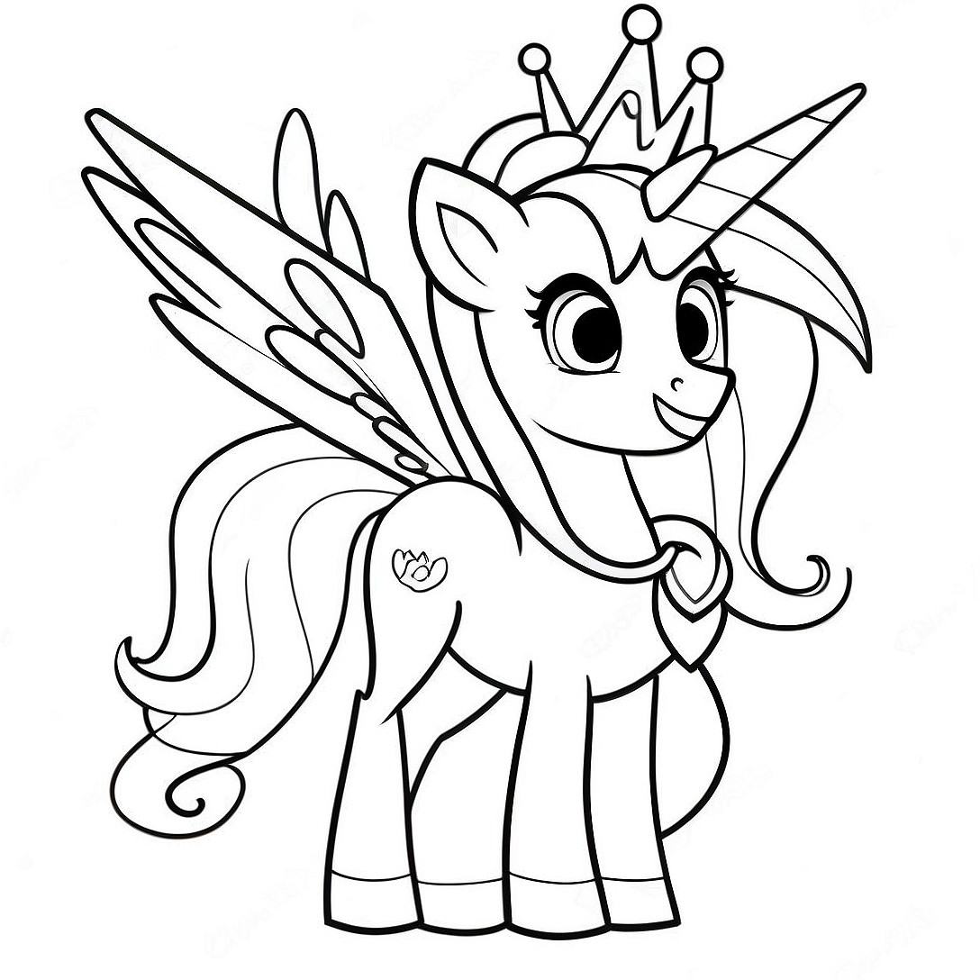 Princess Cadance Coloring Page | Princess Cadance coloring page