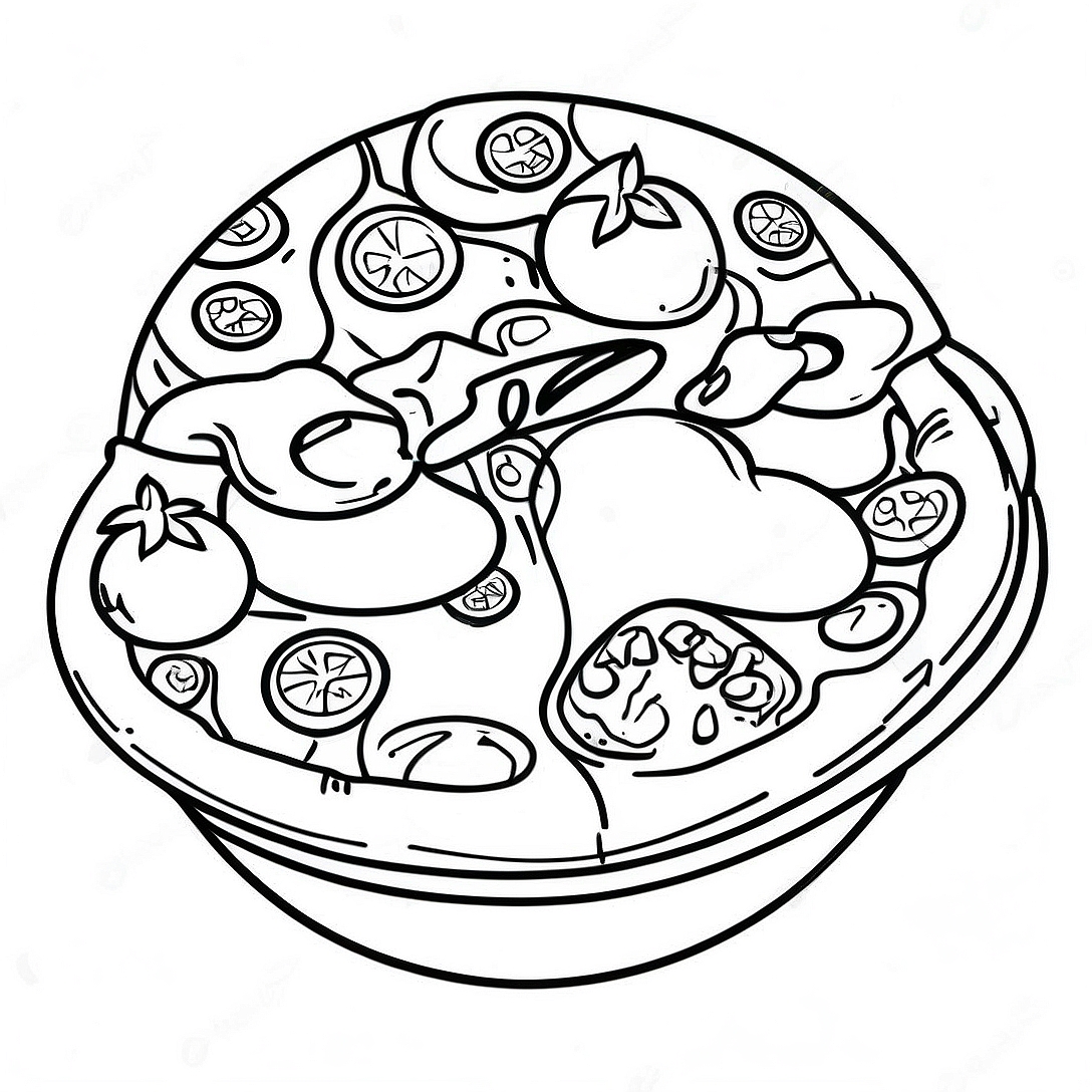 Pizza Hut Logo Coloring Page | Pizza Hut coloring page