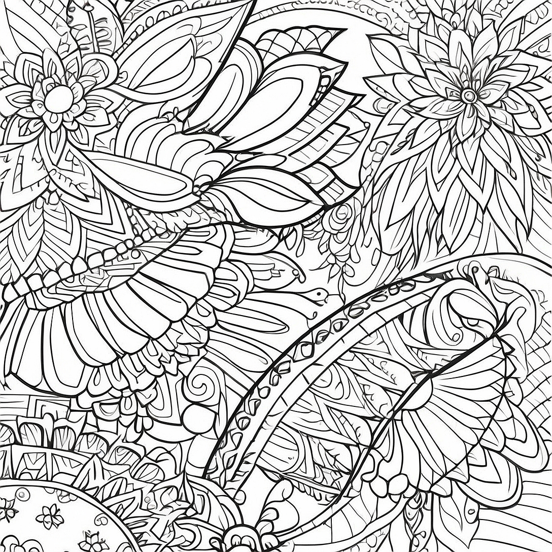 Intricate Pysanky Patterns Coloring Page | Pysanky coloring page
