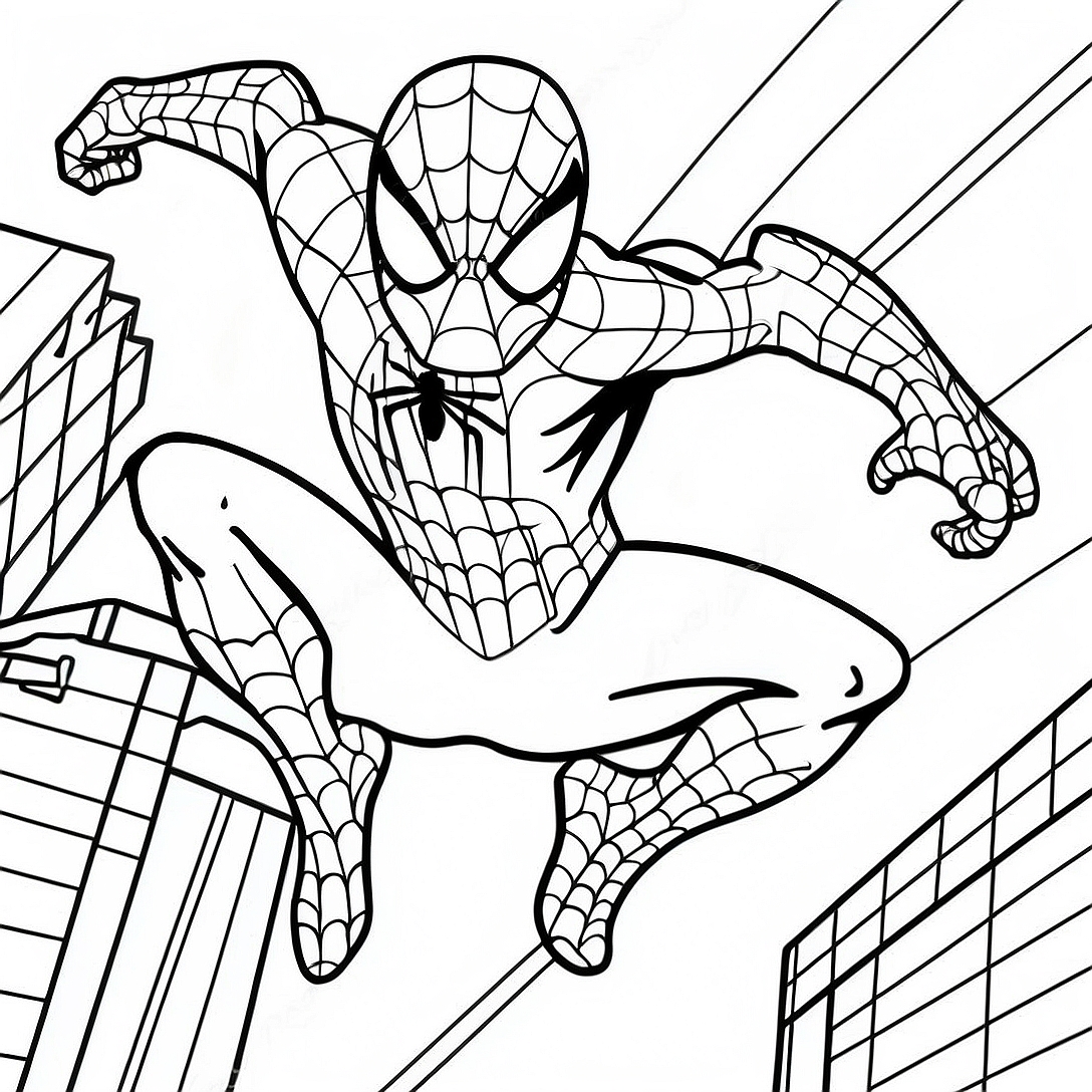 Symbiote Spiderman Coloring Page | Symbiote Spiderman coloring page