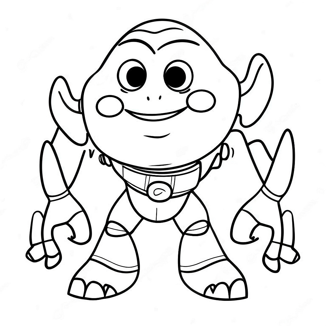 Toy Story Alien Coloring Page | Toy Story Alien coloring page