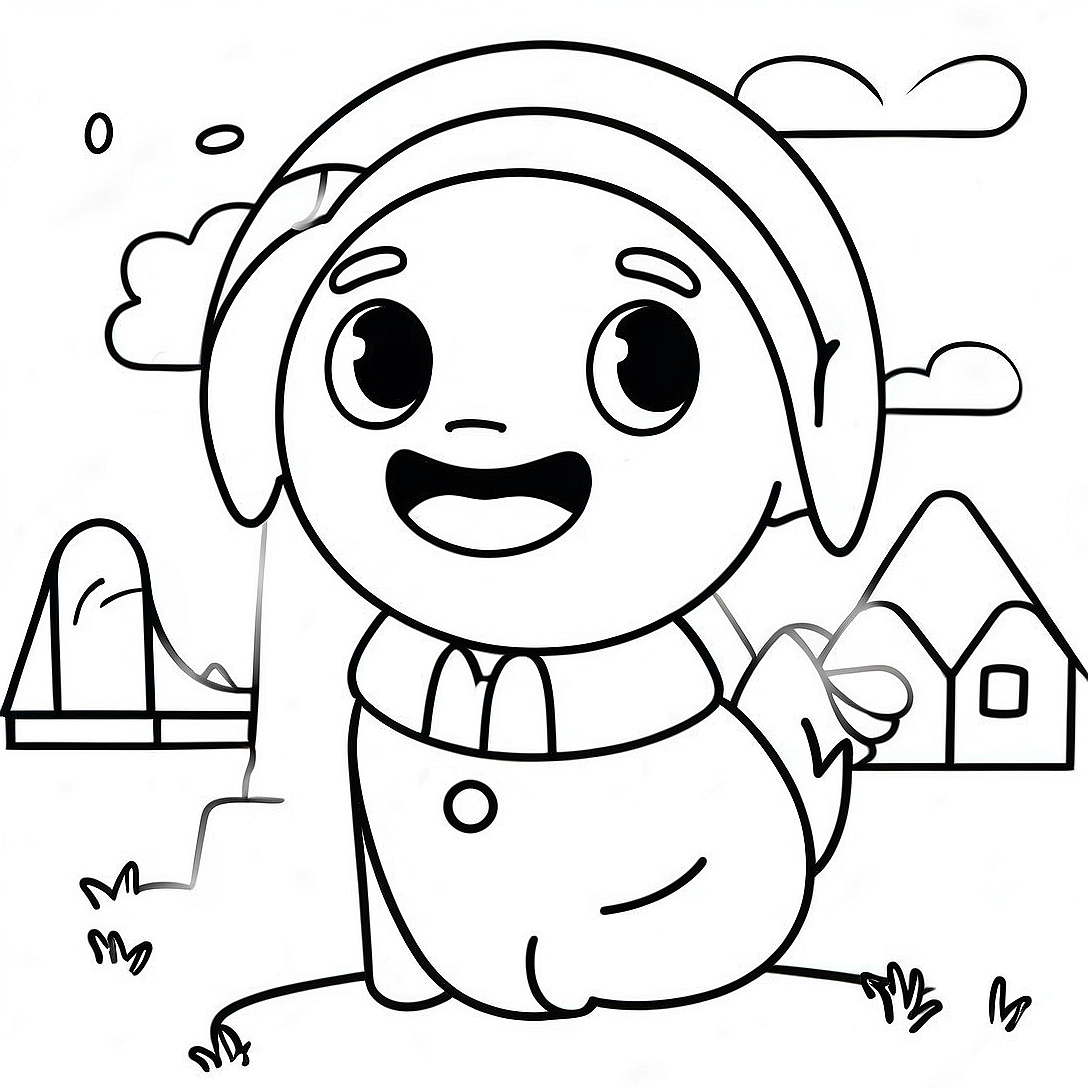 Bitmoji Coloring Page | Bitmoji coloring page