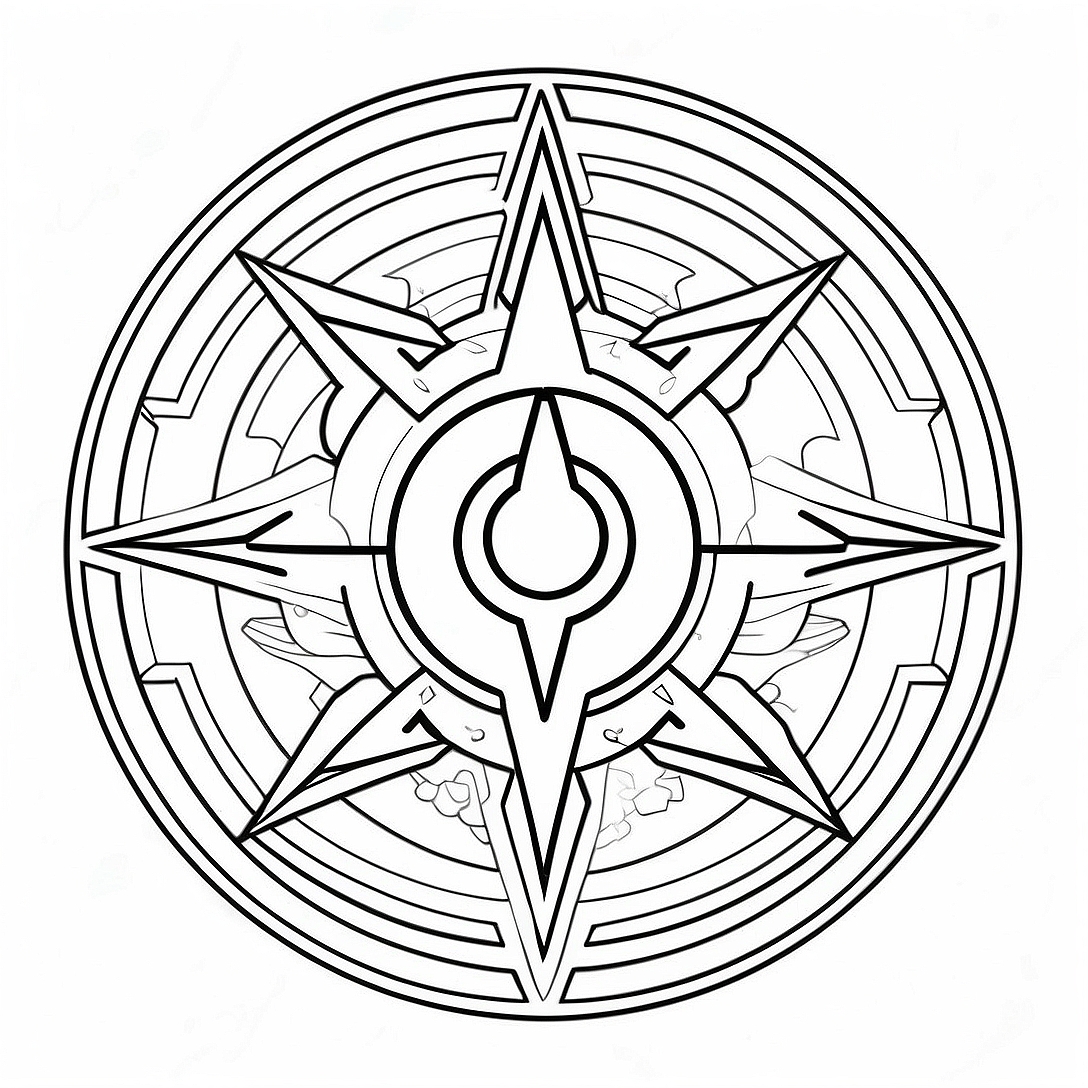 Destiny 2 Logo Coloring Page | Destiny 2 coloring page